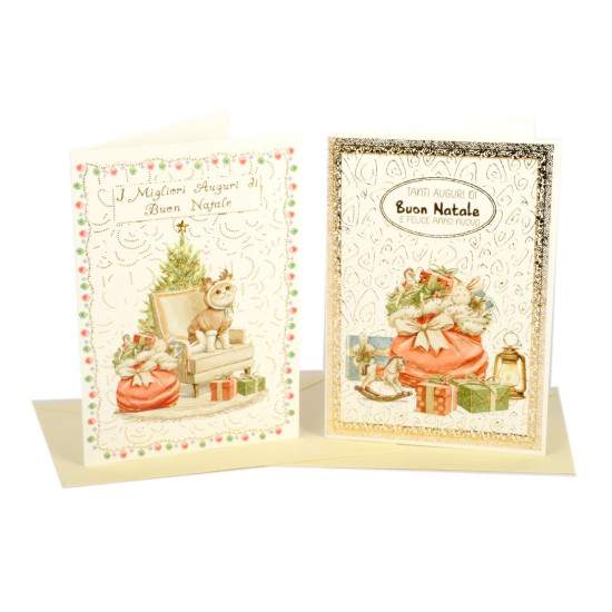 Biglietti auguri BUON NATALE 12pz