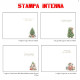 Biglietti auguri BUON NATALE 12pz