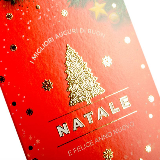 Biglietti auguri ROSSO NATALE medi 8,5x13,5 60pz Biglietti auguri ROSSO NATALE medi 8,5x13,5 60pz