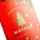 Biglietti auguri ROSSO NATALE medi 8,5x13,5 60pz Biglietti auguri ROSSO NATALE medi 8,5x13,5 60pz