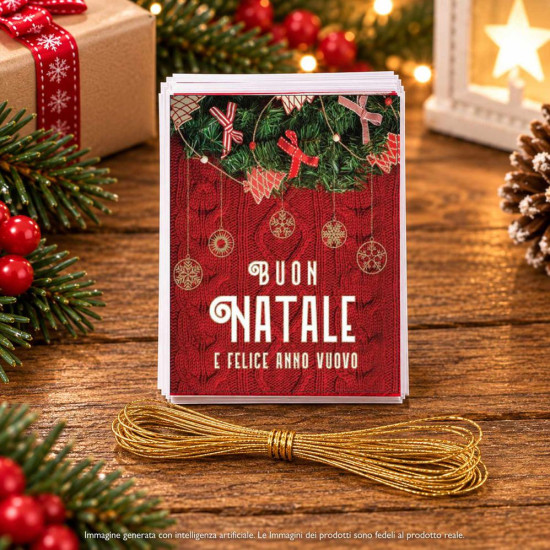 Bigliettini Chiudipacco Natale Assortiti con Glitter – 180 Pezzi Bigliettini Chiudipacco Natale Assortiti con Glitter – 180 Pezzi