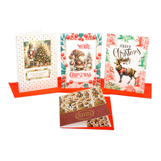 Biglietti auguri BUON NATALE 12pz