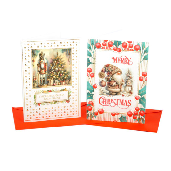 Biglietti auguri BUON NATALE 12pz