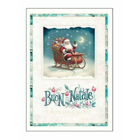 Biglietti auguri BABBO NATALE 12pz