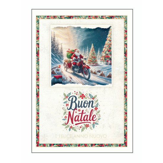 Biglietti auguri BABBO NATALE 12pz