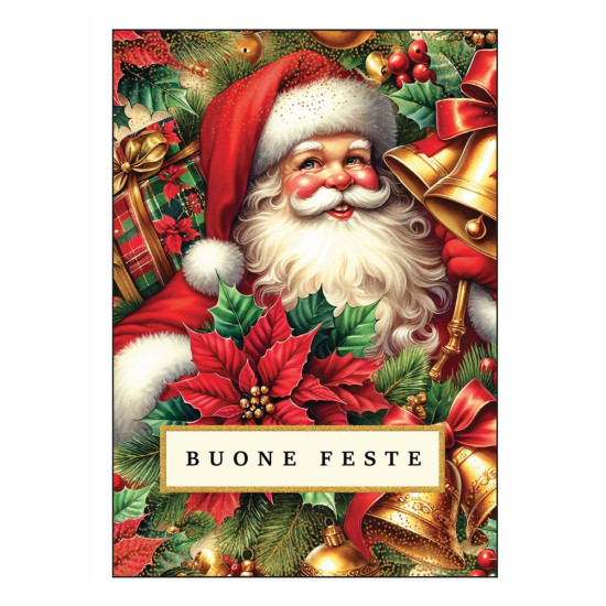 Biglietti auguri BABBO NATALE 12pz