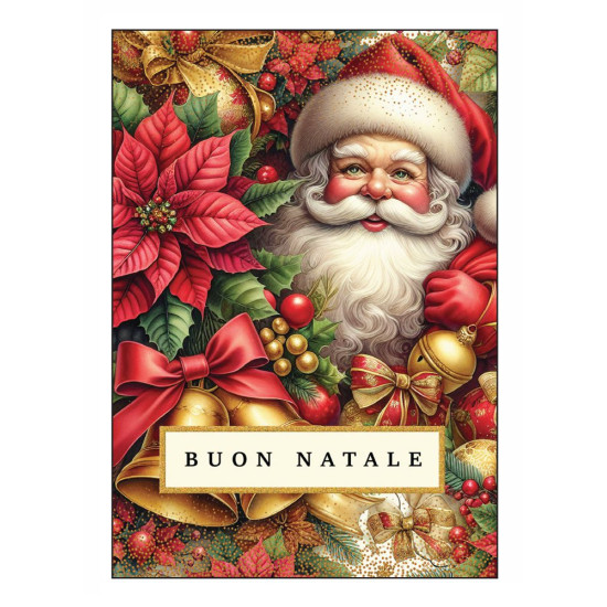 Biglietti auguri BABBO NATALE 12pz