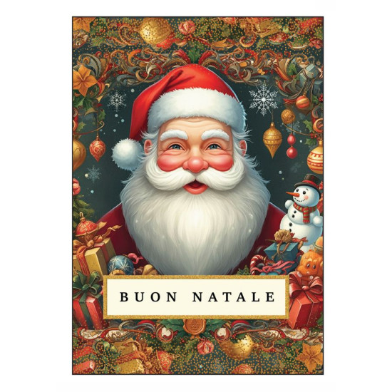 Biglietti auguri BABBO NATALE 12pz