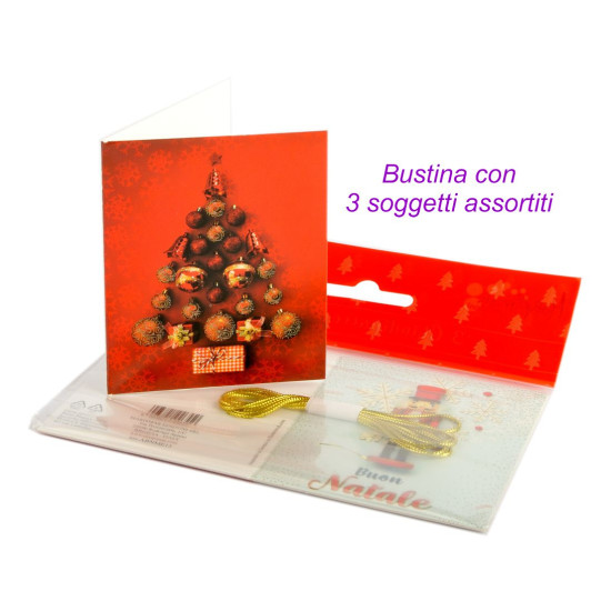 Chiudipacco natalizi 60 blister da 3pz Chiudipacco natalizi 60 blister da 3pz
