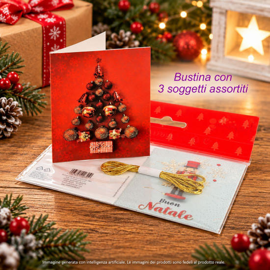 Chiudipacco Natalizi Assortiti con Glitter – 90 Pezzi Chiudipacco Natalizi Assortiti con Glitter – 90 Pezzi