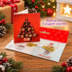Chiudipacco Natalizi Assortiti con Glitter – 90 Pezzi Chiudipacco Natalizi Assortiti con Glitter – 90 Pezzi