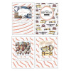 Biglietti auguri COMPLEANNO maschile rame e rilievo 12pz