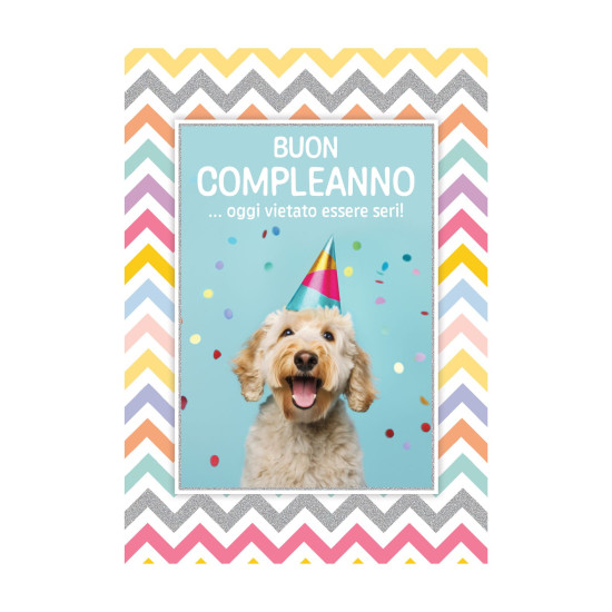 Biglietti auguri COMPLEANNO cucciolotti 12pz