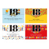 Biglietti auguri portasoldi 18 ANNI 12pz