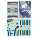 Biglietti auguri COMPLEANNO maschile oro e rilievo 12pz Biglietti auguri COMPLEANNO maschile oro e rilievo 12pz