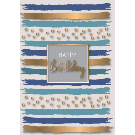 Biglietti auguri COMPLEANNO maschile oro e rilievo 12pz Biglietti auguri COMPLEANNO maschile oro e rilievo 12pz