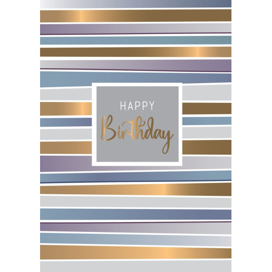 Biglietti auguri COMPLEANNO rame e rilievo 12pz