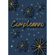 Biglietti auguri COMPLEANNO rame e rilievo 12pz