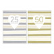 Biglietti auguri ANNIVERSARIO 25/50 e neutro 12pz Biglietti auguri ANNIVERSARIO 25/50 e neutro 12pz
