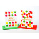 Biglietti auguri COMPLEANNO fluo con rame e rilievo 12pz Biglietti auguri COMPLEANNO fluo con rame e rilievo 12pz