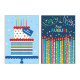 Biglietti Buon Compleanno party con Foil Olografico – 12 Pezzi Biglietti Buon Compleanno party con Foil Olografico – 12 Pezzi