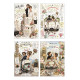 Biglietti Matrimonio con Foil Oro 12 Pezzi Biglietti Matrimonio con Foil Oro 12 Pezzi