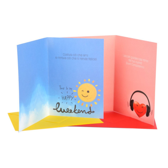 Biglietti frasi LIFE STYLE 12pz