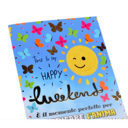 Biglietti frasi LIFE STYLE 12pz