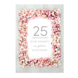 Biglietti auguri ANNIVERSARIO 25/50 e neutro 12pz