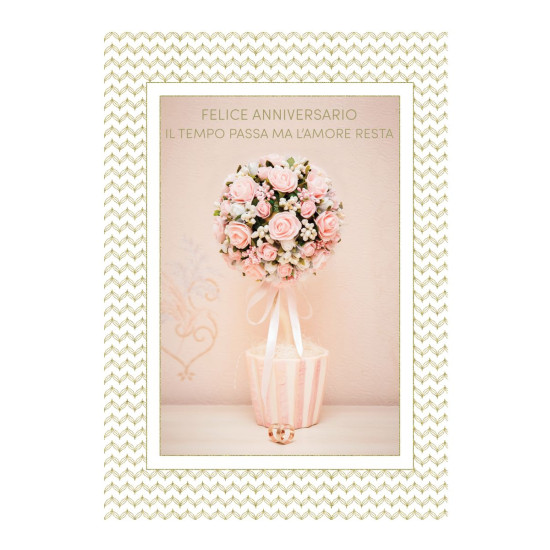 Biglietti auguri ANNIVERSARIO 25/50 e neutro 12pz