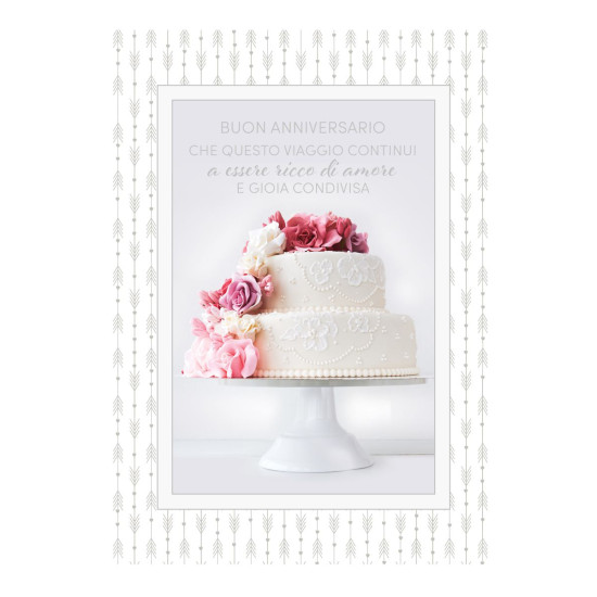 Biglietti auguri ANNIVERSARIO 25/50 e neutro 12pz