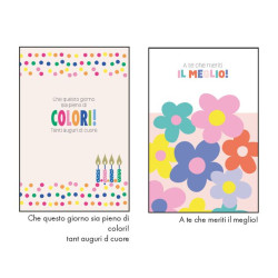 Biglietti auguri COMPLEANNO e TANTI AUGURI olografico 12pz Biglietti auguri COMPLEANNO e TANTI AUGURI olografico 12pz