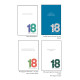 Biglietti auguri 18 ANNI olografico 12pz Biglietti auguri 18 ANNI olografico 12pz