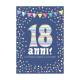 Biglietti auguri 18 ANNI olografico 12pz Biglietti auguri 18 ANNI olografico 12pz