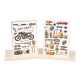 Biglietti auguri COMPLEANNO maschile oro 12pz Biglietti auguri COMPLEANNO maschile oro 12pz