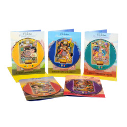 Biglietto auguri Comunione con DVD 10pz