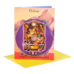 Biglietto auguri Comunione con DVD 10pz