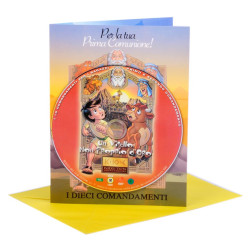 Biglietto auguri Comunione con DVD 10pz
