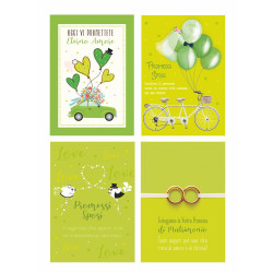 Biglietti auguri PROMESSA DI MATRIMONIO 12pz