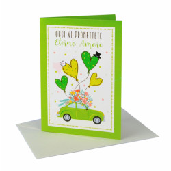 Biglietti auguri PROMESSA DI MATRIMONIO 12pz Biglietti auguri PROMESSA DI MATRIMONIO 12pz