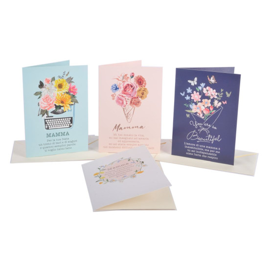 Biglietti AUGURI MAMMA special 12pz Biglietti AUGURI MAMMA special 12pz