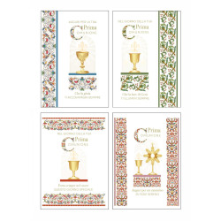 Biglietti augurali PRIMA COMUNIONE 12pz