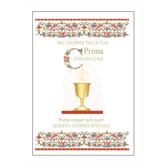 Biglietti augurali PRIMA COMUNIONE 12pz