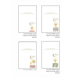 Biglietti augurali PRIMA COMUNIONE 12pz