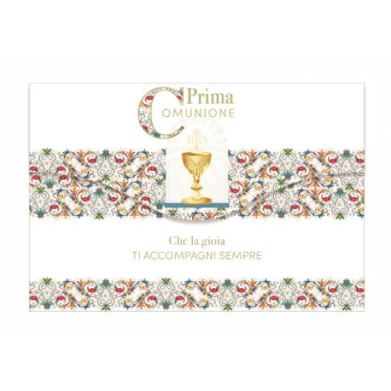 Biglietti augurali portasoldi COMUNIONE 12pz