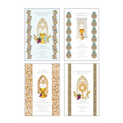 Biglietti augurali COMUNIONE 12pz