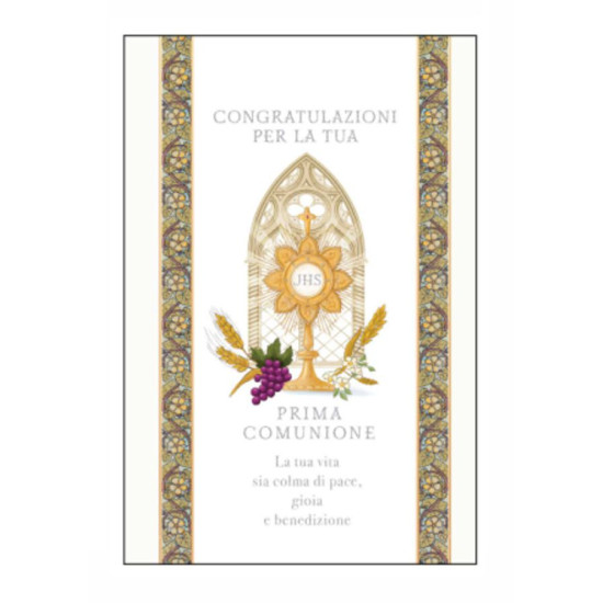Biglietti augurali COMUNIONE 12pz