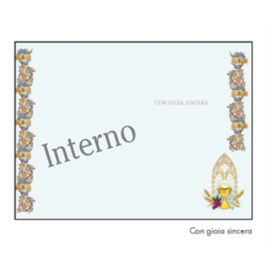 Biglietti augurali COMUNIONE 12pz