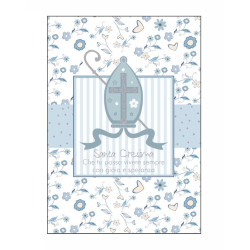 Biglietti augurali CRESIMA oro 12pz