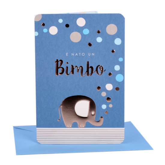 Biglietti auguri NASCITA bimbo e bimba 12pz